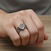 Ring for Men's 92.5 Sterling Silver Elegance